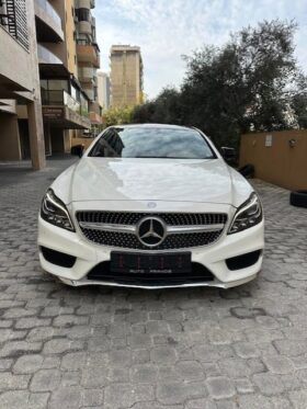 MERCEDES CLS400 AMG-LINE 2015 WHITE ON BASKET