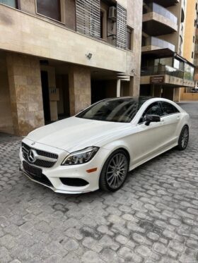 MERCEDES CLS400 AMG-LINE 2015 WHITE ON BASKET