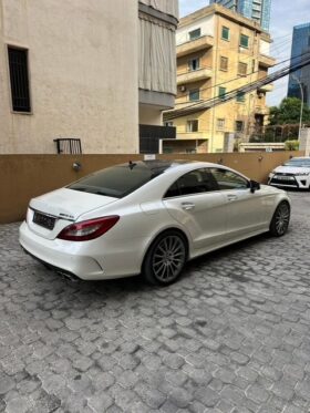 MERCEDES CLS400 AMG-LINE 2015 WHITE ON BASKET