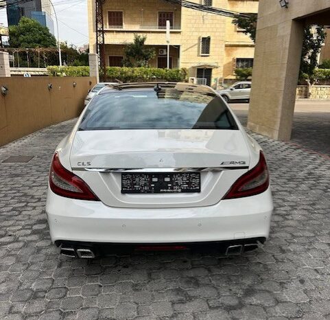 MERCEDES CLS400 AMG-LINE 2015 WHITE ON BASKET full