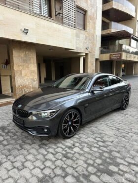 BMW 420I COUPE SPORT PACKAGE 2018 GRAY ON RED