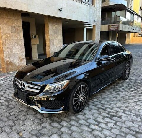 MERCEDES C300 AMG-LINE 4MATIC 2017 BLACK ON BLACK full