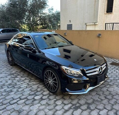 MERCEDES C300 AMG-LINE 4MATIC 2017 BLACK ON BLACK full