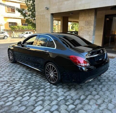 MERCEDES C300 AMG-LINE 4MATIC 2017 BLACK ON BLACK full