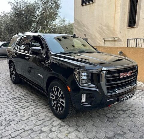 GMC YUKON AT4 2022 BLACK ON BLACK full