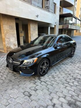 MERCEDES C300 AMG-LINE NIGHT PACKAGE 2017 BLACK ON RED