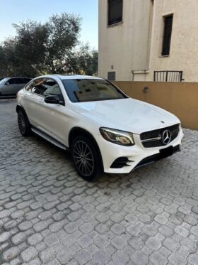 MERCEDES GLC300 COUPE AMG-LINE 2019 WHITE ON BLACK&RED