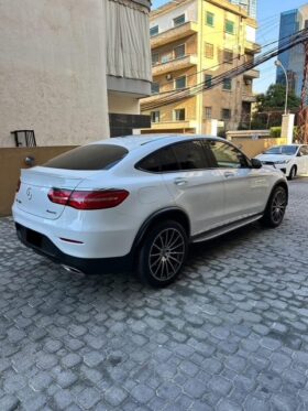 MERCEDES GLC300 COUPE AMG-LINE 2019 WHITE ON BLACK&RED