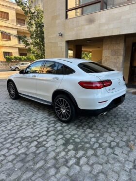 MERCEDES GLC300 COUPE AMG-LINE 2019 WHITE ON BLACK&RED