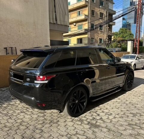 RANGE ROVER SPORT V8 AUTOBIOGRAPHY 2016 BLACK ON BLACK&BASKET full