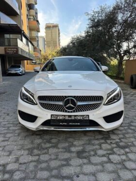 MERCEDES C300 COUPE AMG-LINE 4MATIC 2017 WHITE ON BLACK