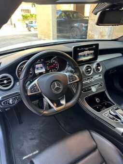 MERCEDES C300 COUPE AMG-LINE 4MATIC 2017 WHITE ON BLACK full