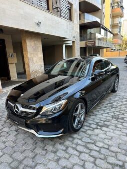 MERCEDES C300 COUPE AMG-LINE 4MATIC 2017 BLACK ON BASKET full