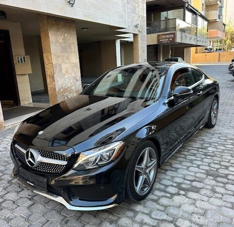 MERCEDES C300 COUPE AMG-LINE 4MATIC 2017 BLACK ON BASKET full