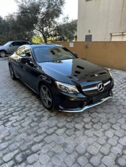 MERCEDES C300 COUPE AMG-LINE 4MATIC 2017 BLACK ON BASKET full