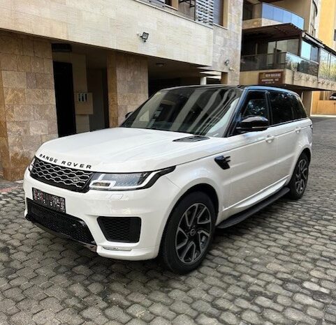 RANGE ROVER SPORT V6 2017 WHITE ON BLACK full