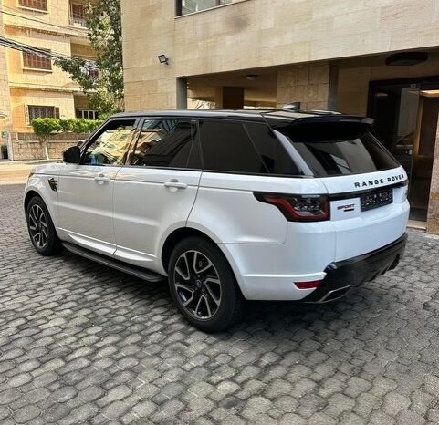 RANGE ROVER SPORT V6 2017 WHITE ON BLACK full