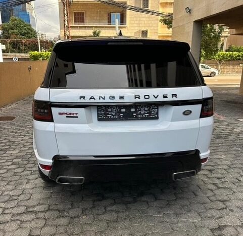 RANGE ROVER SPORT V6 2017 WHITE ON BLACK full