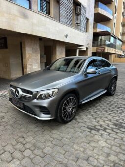 MERCEDES GLC250 COUPE AMG-LINE 4MATIC 2019 MATT GREY ON BLACK full