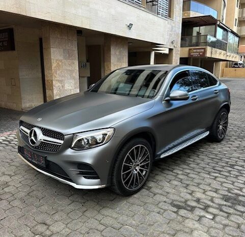 MERCEDES GLC250 COUPE AMG-LINE 4MATIC 2019 MATT GREY ON BLACK full