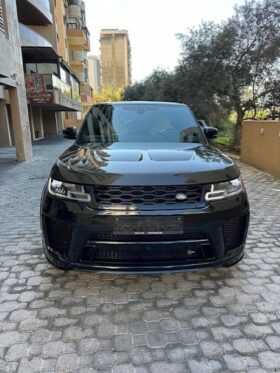 RANGE ROVER SPORT SVR 2018 BLACK ON BLACK&TAN