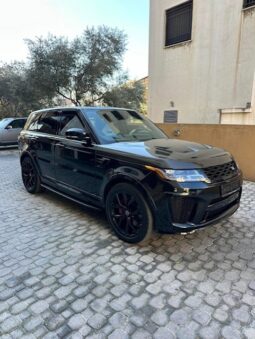 RANGE ROVER SPORT SVR 2018 BLACK ON BLACK&TAN full