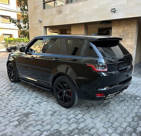 RANGE ROVER SPORT SVR 2018 BLACK ON BLACK&TAN full