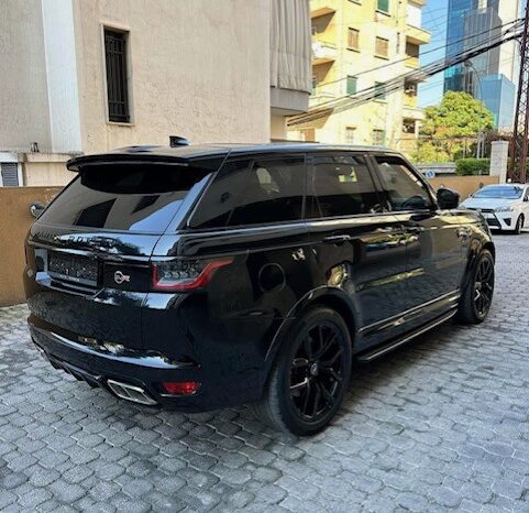 RANGE ROVER SPORT SVR 2018 BLACK ON BLACK&TAN full