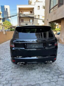 RANGE ROVER SPORT SVR 2018 BLACK ON BLACK&TAN full