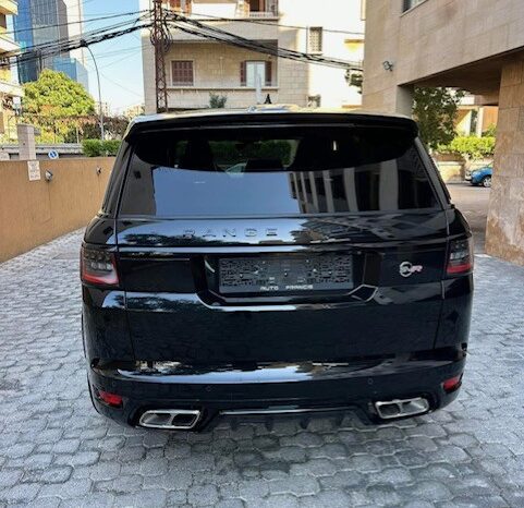 RANGE ROVER SPORT SVR 2018 BLACK ON BLACK&TAN full