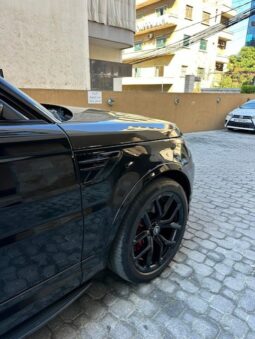 RANGE ROVER SPORT SVR 2018 BLACK ON BLACK&TAN full