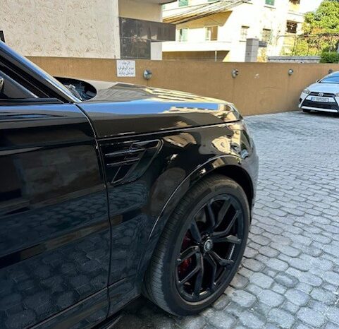 RANGE ROVER SPORT SVR 2018 BLACK ON BLACK&TAN full