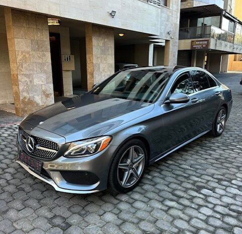 MERCEDES C300 AMG-LINE 4MATIC 2017 GRAY ON BLACK full