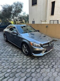 MERCEDES C300 AMG-LINE 4MATIC 2017 GRAY ON BLACK full