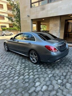 MERCEDES C300 AMG-LINE 4MATIC 2017 GRAY ON BLACK full