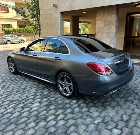 MERCEDES C300 AMG-LINE 4MATIC 2017 GRAY ON BLACK full