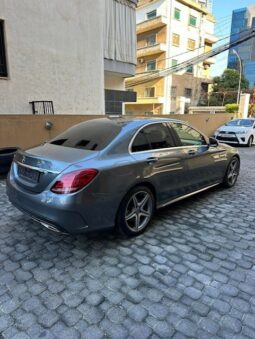 MERCEDES C300 AMG-LINE 4MATIC 2017 GRAY ON BLACK full