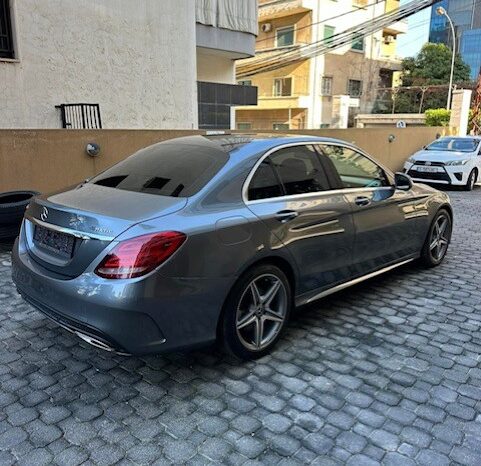 MERCEDES C300 AMG-LINE 4MATIC 2017 GRAY ON BLACK full