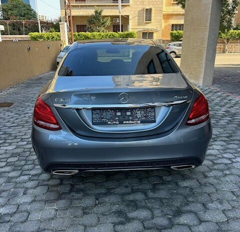 MERCEDES C300 AMG-LINE 4MATIC 2017 GRAY ON BLACK full