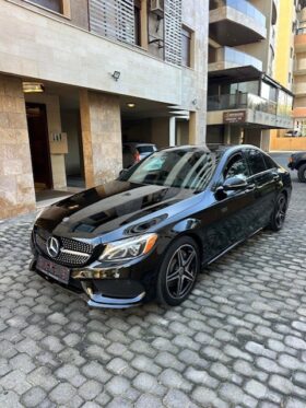 MERCEDES C300 AMG-LINE NIGHT PACKAGE 2017 BLACK ON BLACK