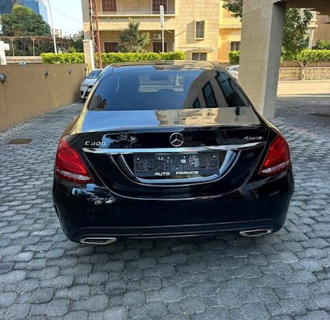 MERCEDES C300 AMG-LINE NIGHT PACKAGE 2017 BLACK ON BLACK full