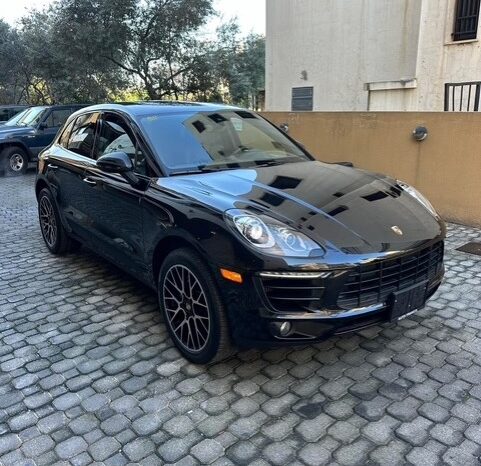 PORSCHE MACAN S 2017 BLACK ON BLACK full