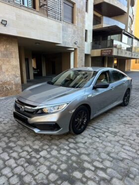 HONDA CIVIC 2021 GRAY ON TAN