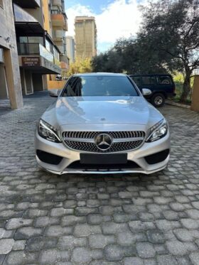 MERCEDES C300 AMG-LINE 2018 SILVER ON BLACK