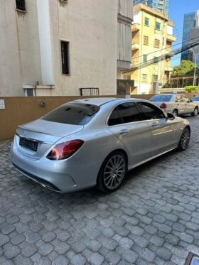 MERCEDES C300 AMG-LINE 2018 SILVER ON BLACK