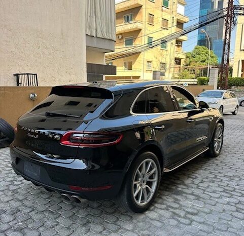 PORSCHE MACAN S 2015 BLACK ON BLACK full