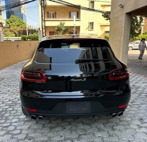 PORSCHE MACAN S 2015 BLACK ON BLACK full