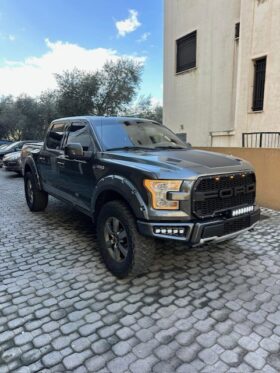 FORD F150 LARIAT V8 5.0L 2015 GRAY ON BLACK