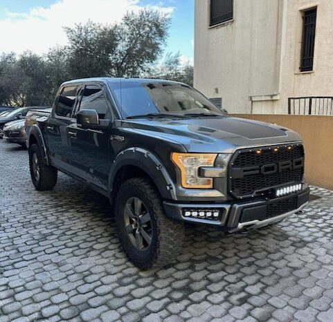 FORD F150 LARIAT V8 5.0L 2015 GRAY ON BLACK full