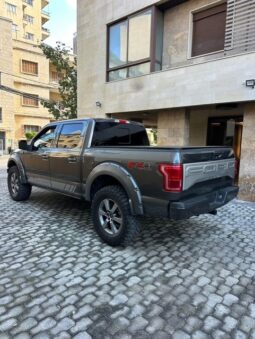 FORD F150 LARIAT V8 5.0L 2015 GRAY ON BLACK full